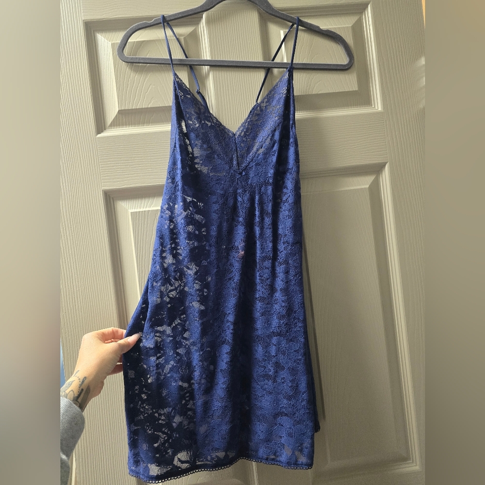 Victoria's Secret Navy Lace Dress